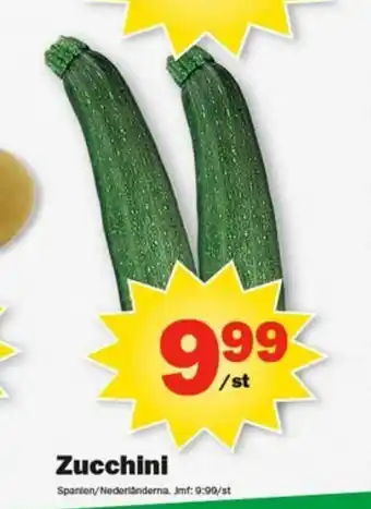 Pekås Zucchini erbjuda