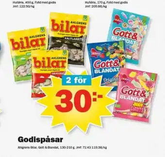 Pekås Godispåsar erbjuda