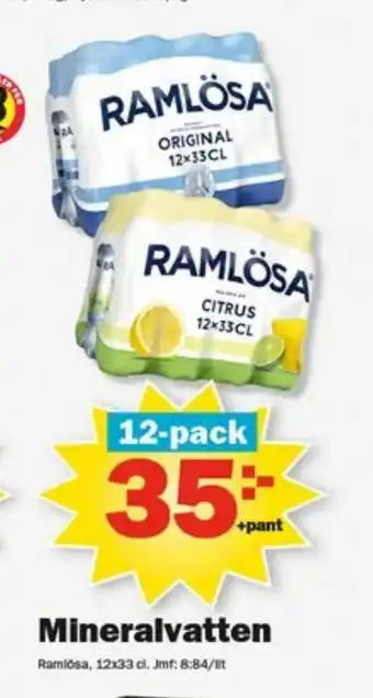 Pekås Mineralvatten erbjuda