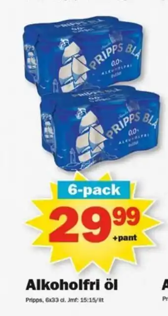 Pekås Alkoholfri öl Pripps erbjuda
