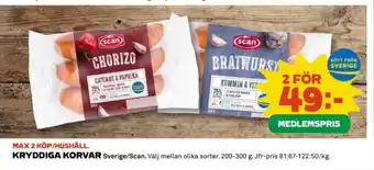 Coop Scan chorizo erbjuda