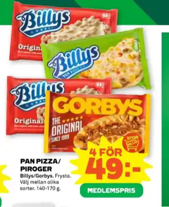 Stora Coop Billys pizza slice erbjuda