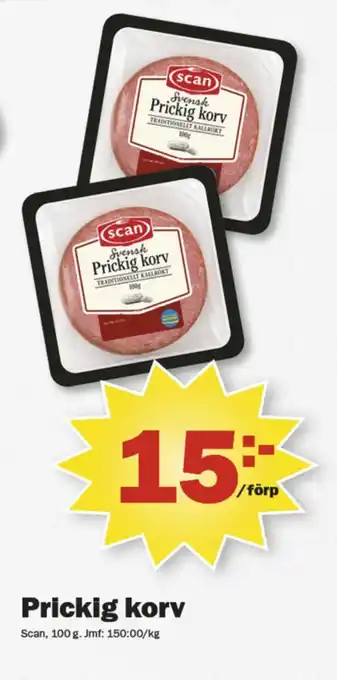 Pekås Scan korv erbjuda