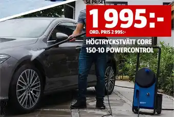 Bauhaus HÖGTRYCKSTVÄTT CORE 150-10 POWERCONTROL erbjuda