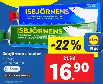 Lidl Isbjörnens kaviar erbjuda