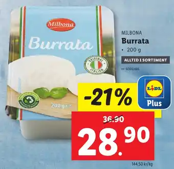 Lidl Burrata erbjuda