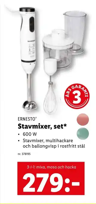 Lidl Stavmixer, set* erbjuda