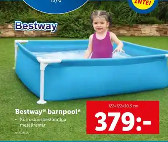 Lidl Bestway barnpool* erbjuda