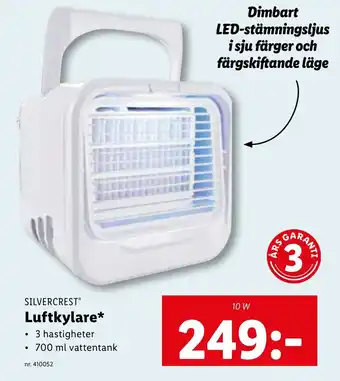 Lidl Luftkylare* erbjuda