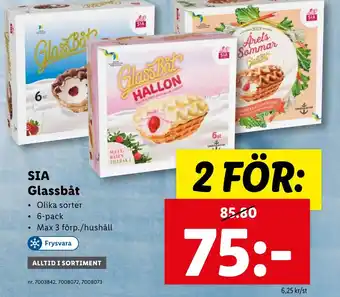 Lidl SIA Glassbåt erbjuda