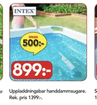 Bo Ohlsson Intex pooldammsugare erbjuda