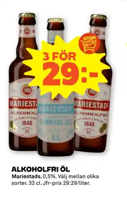 Stora Coop ALKOHOLFRI ÖL erbjuda