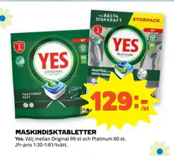 Stora Coop MASKINDISKTABLETTER erbjuda