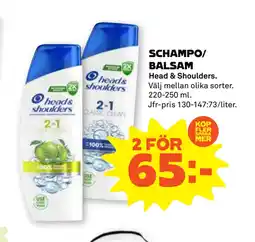 Stora Coop SCHAMPO/ BALSAM erbjuda