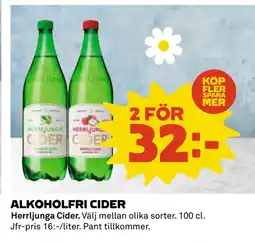 Coop ALKOHOLFRI CIDER erbjuda