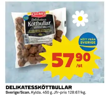 Coop DELIKATESSKÖTTBULLAR erbjuda