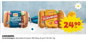 Coop Daglivs KORVBRÖD erbjuda