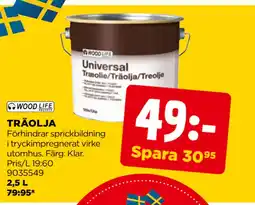 Jem&Fix TRÄOLJA erbjuda