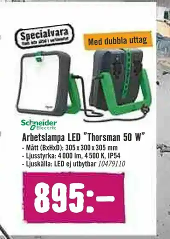 Arbetslampa LED "Thorsman 50 W"