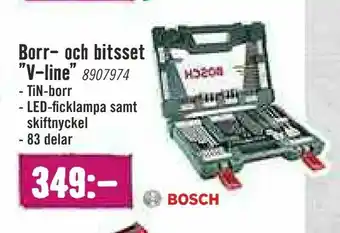 Hornbach Borr- och bitsset "v-line" erbjuda