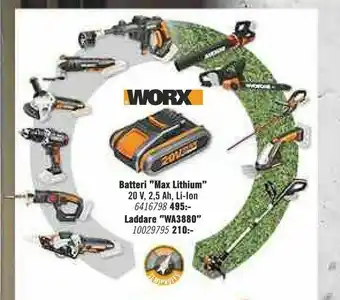 Hornbach Batteri "Max Lithium" erbjuda