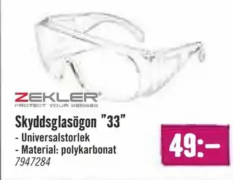 Skyddsglasögon "33"