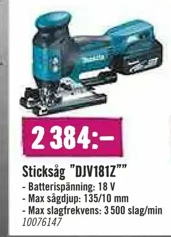 Hornbach Sticksåg "DJV181Z"" erbjuda