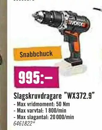 Slagskruvdragare "WX372,9"