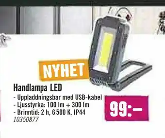 Hornbach Handlampa LED erbjuda