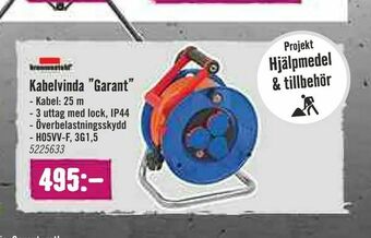 Hornbach Kabelvinda "Garant" erbjuda