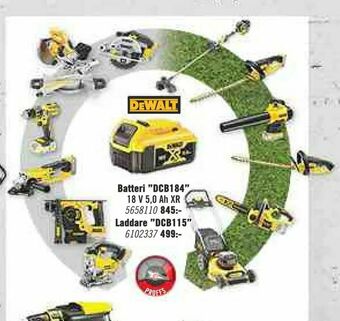 Hornbach Batteri "DCB184" erbjuda