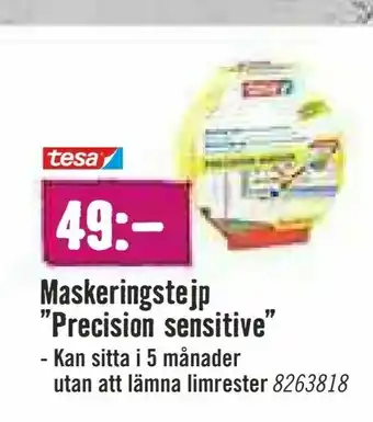 Maskeringstejp "Precision sensitive"