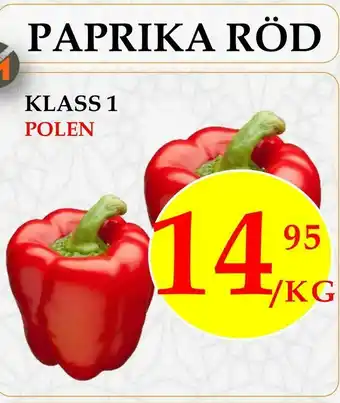 Matmixen Paprika röd erbjuda
