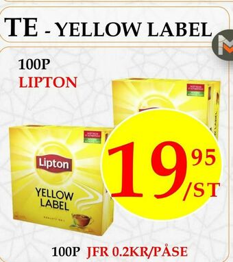 Matmixen Te - yellow label erbjuda