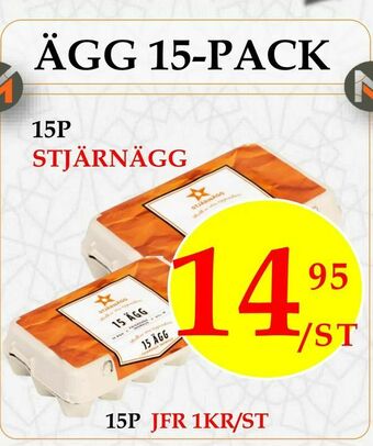 Matmixen Ägg 15-pack erbjuda