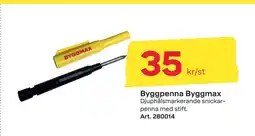 Byggmax Byggpenna Byggmax erbjuda