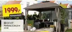 Jula Paviljong 3,3x3,3 m erbjuda