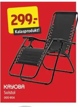 Jula KAYOBA Solstol 000-804 erbjuda