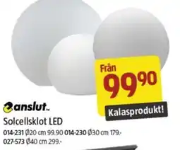 Jula Solcellsklot LED erbjuda