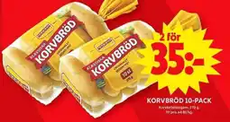 ICA Maxi KORVBRÖD 10-PACK erbjuda