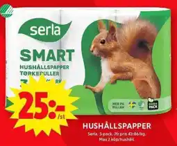 ICA Maxi HUSHÅLLSPAPPER erbjuda