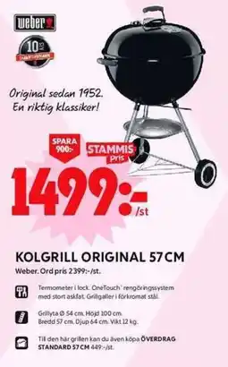 ICA Maxi KOLGRILL ORIGINAL 57 CM erbjuda
