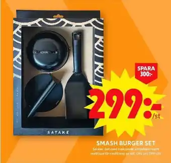 ICA Maxi SMASH BURGER SET erbjuda