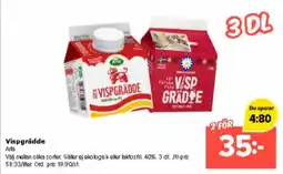 Vispgrädde