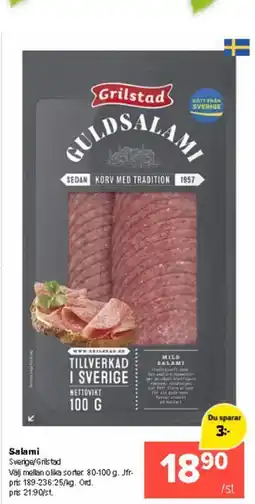 Coop Extra Salami erbjuda