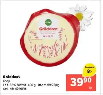 Coop Extra Gräddost erbjuda