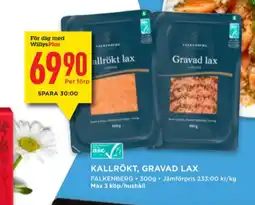Willys Falkenberg seafood lax erbjuda