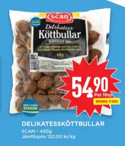 Willys Scan köttbullar erbjuda