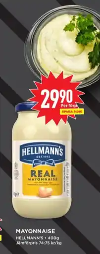 Willys Hellmanns majonnäs erbjuda