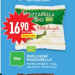Willys Michelangelo mozzarella erbjuda